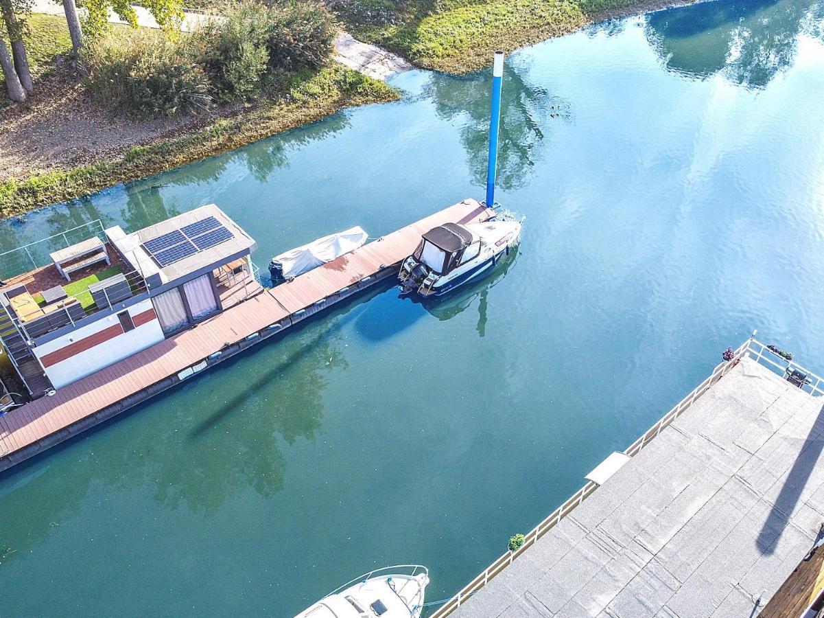 Houseboat Villa.Nautica Wiesbaden Exterior foto