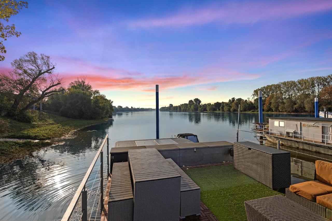 Houseboat Villa.Nautica Wiesbaden Exterior foto